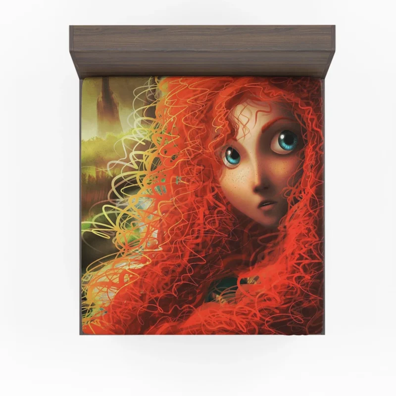 Brave: Join Merida in Her Courageous Adventure Fitted Sheet