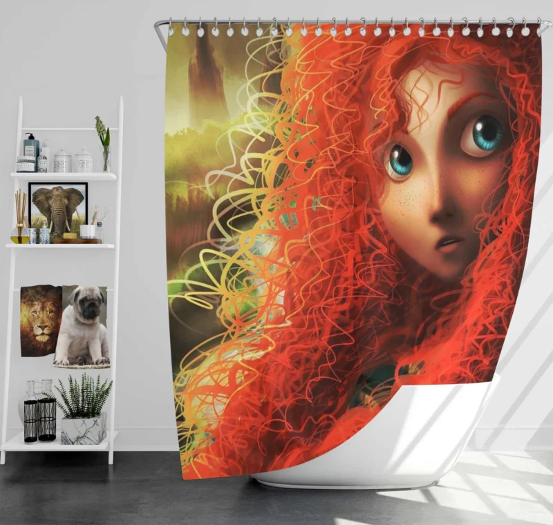 Brave: Join Merida in Her Courageous Adventure Shower Curtain