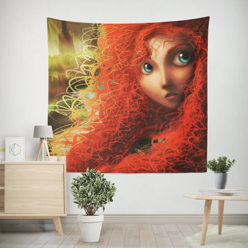 Brave: Join Merida in Her Courageous Adventure  Wall Tapestry