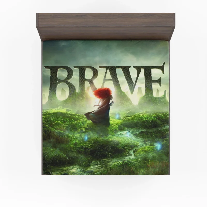 Brave (Movie): Follow Merida Inspiring Story Fitted Sheet