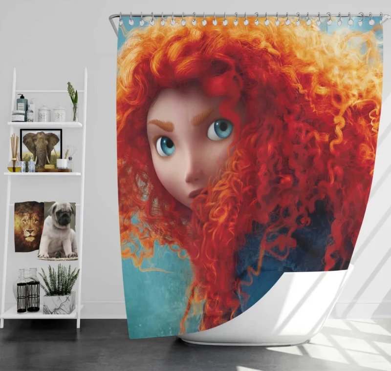 Brave (Movie): Merida Courageous Odyssey Shower Curtain