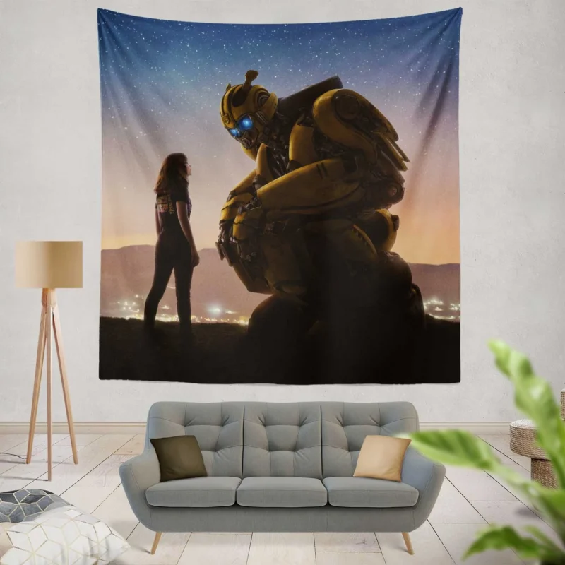 Bumblebee: The Movie Robotic Adventure  Wall Tapestry