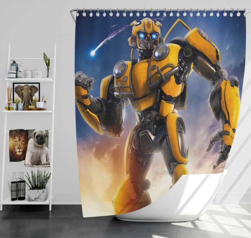 Bumblebee (Transformers) - A Cinematic Journey Shower Curtain
