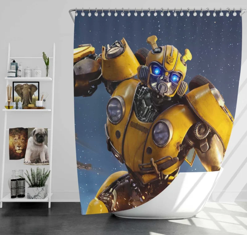 Bumblebee (Transformers): The Epic Adventure Shower Curtain
