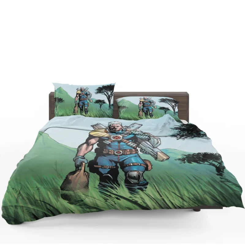 Cable (Marvel Comics): Time-Traveling Adventures Bedding Set