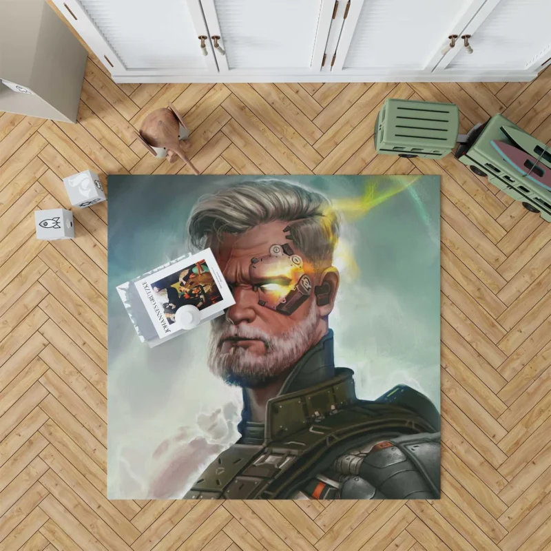 Cable: Marvel Time-Traveling Hero Floor Rug