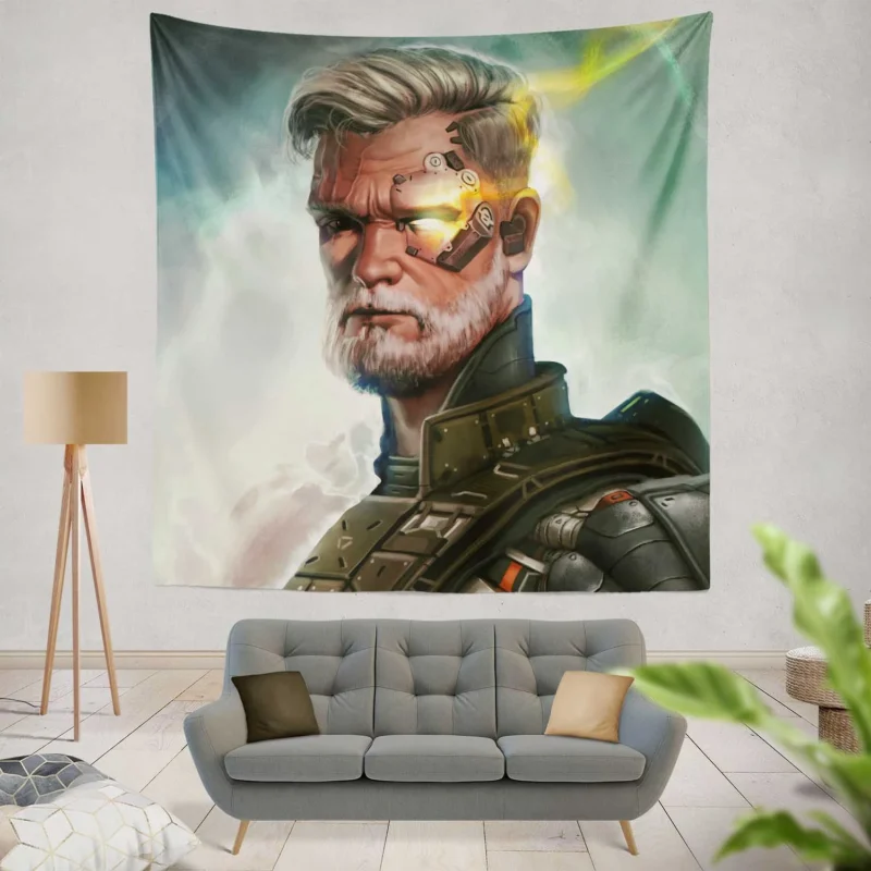 Cable: Marvel Time-Traveling Hero  Wall Tapestry