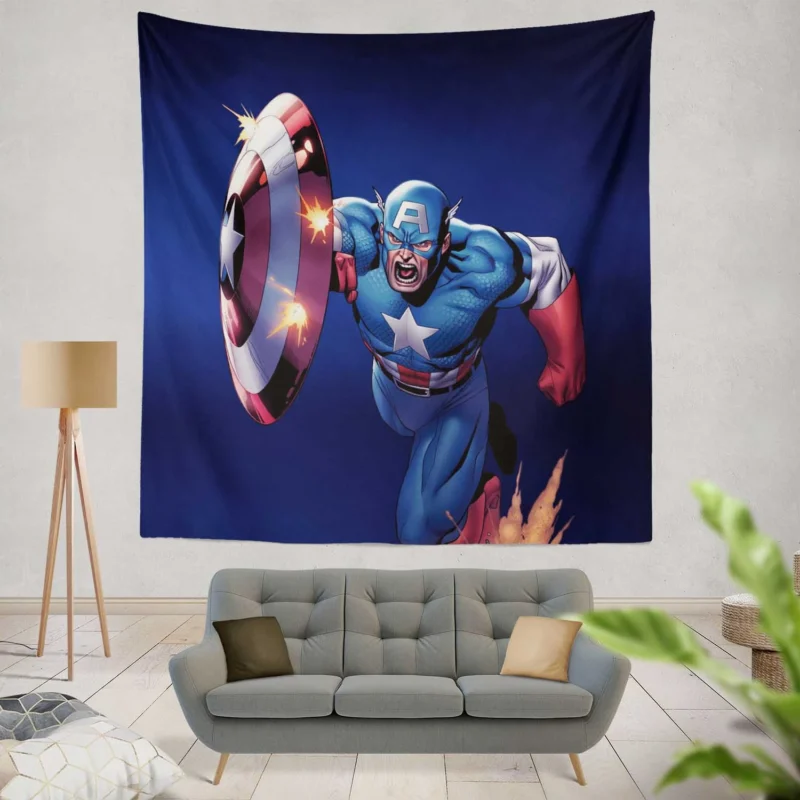 Captain America: A Marvel Comics Legend  Wall Tapestry