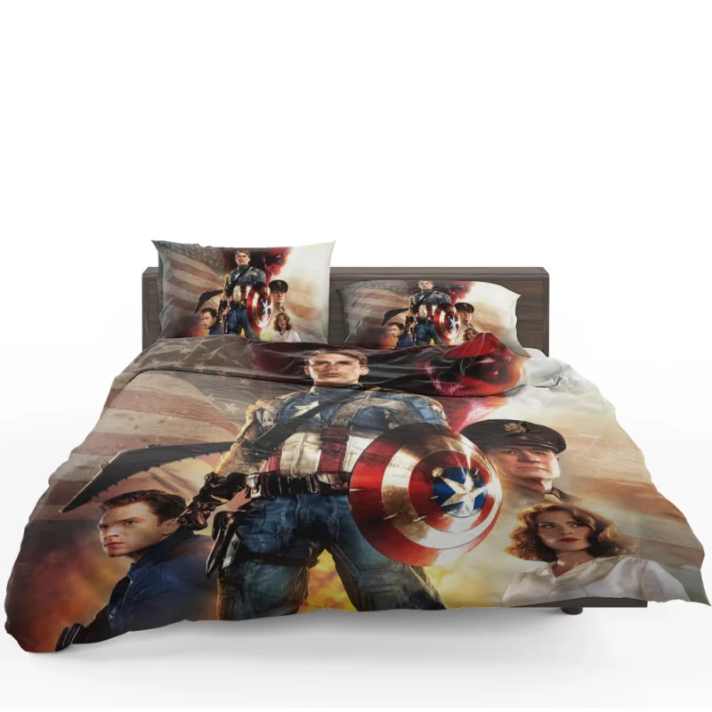 Captain America: Chris Evans and Marvel Hero Bedding Set