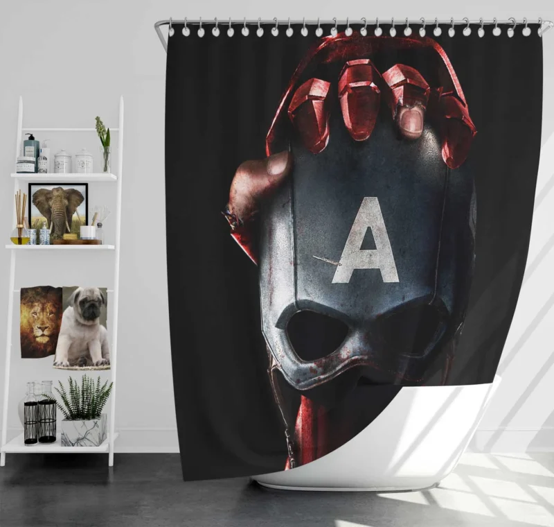 Captain America: Civil War - Heroic Showdown Shower Curtain