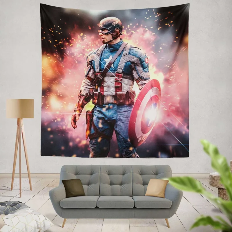 Captain America Comics: Heroic Adventures  Wall Tapestry