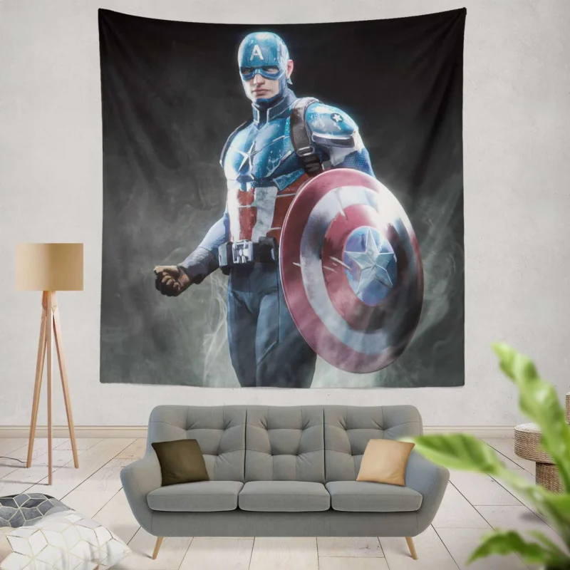 Captain America Comics: Marvel Heroic Defender  Wall Tapestry