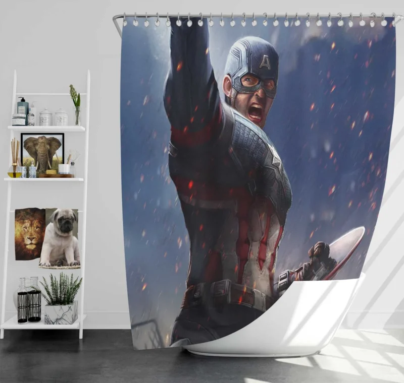 Captain America Comics: The Marvel Icon Shower Curtain