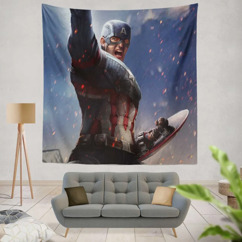 Captain America Comics: The Marvel Icon  Wall Tapestry