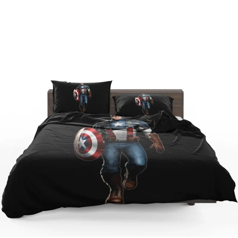 Captain America: Marvel Comics Patriotic Hero Bedding Set