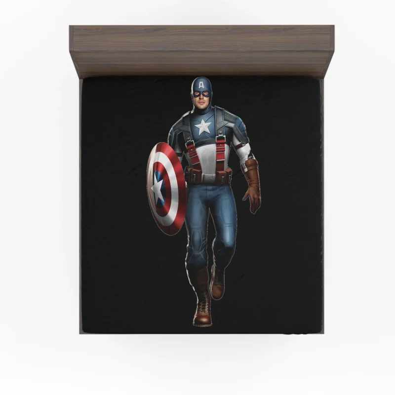 Captain America: Marvel Comics Patriotic Hero Fitted Sheet