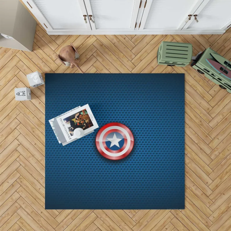 Captain America: Marvel Super Soldier Floor Rug