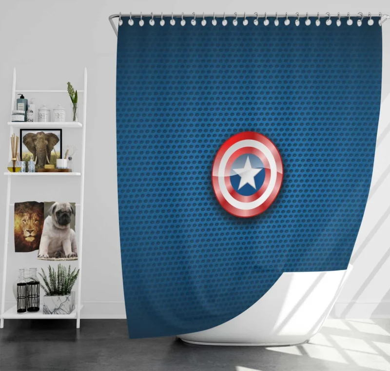 Captain America: Marvel Super Soldier Shower Curtain