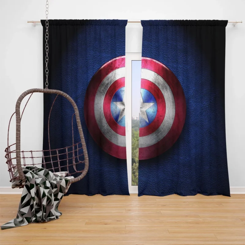 Captain America: The First Avenger Journey Window Curtain