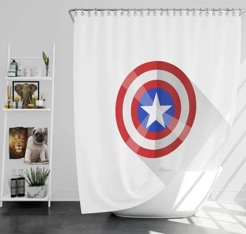 Captain America: The First Avenger Movie Journey Shower Curtain