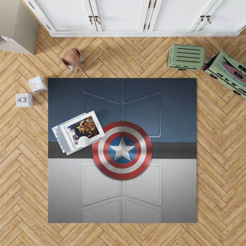Captain America: The Sentinel of Liberty Floor Rug