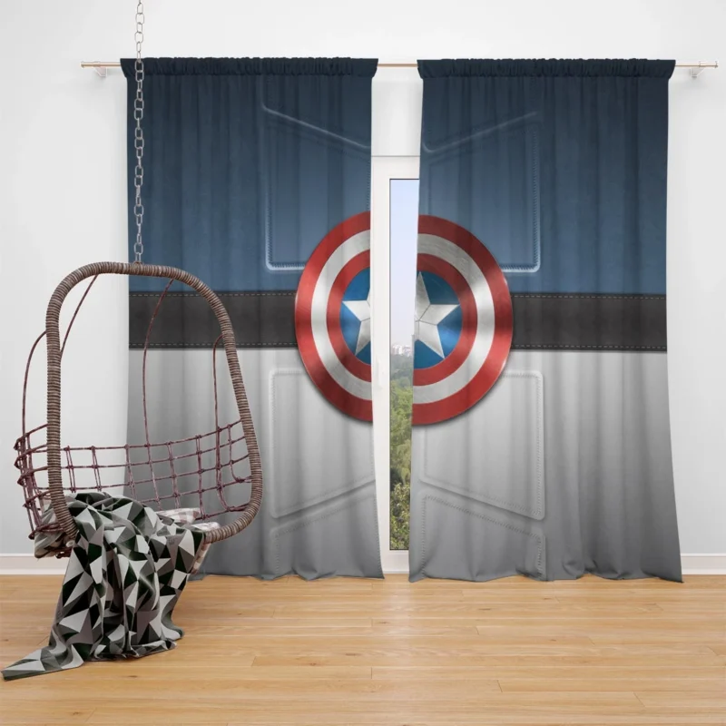 Captain America: The Sentinel of Liberty Window Curtain