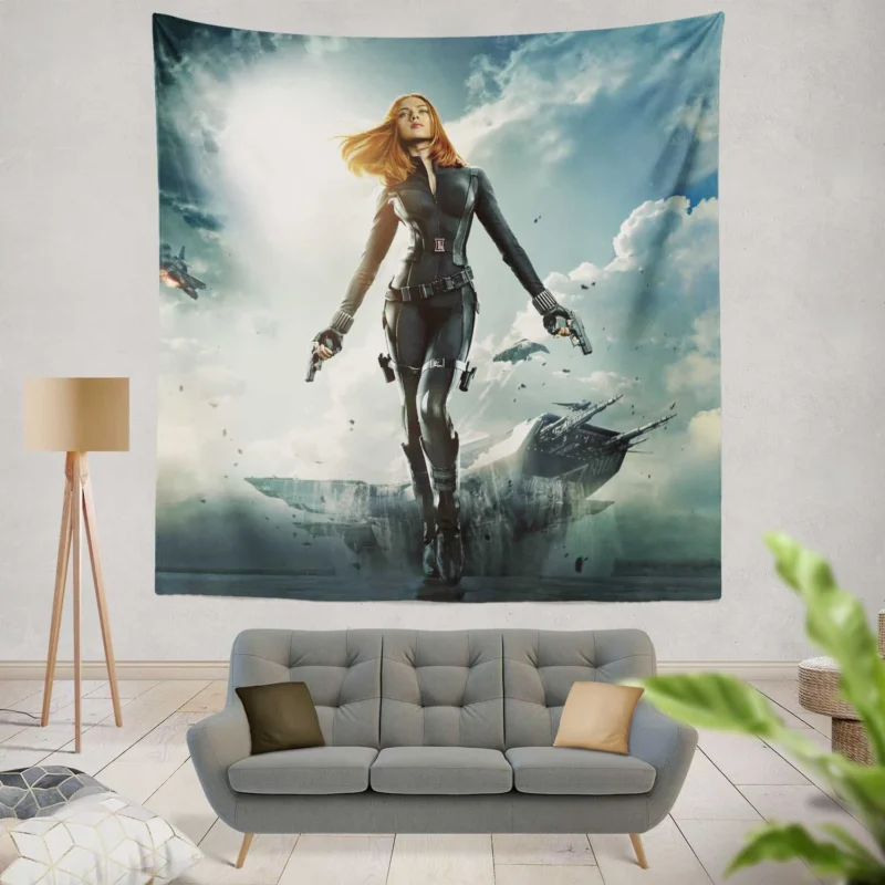 Captain America: The Winter Soldier - Black Widow  Wall Tapestry