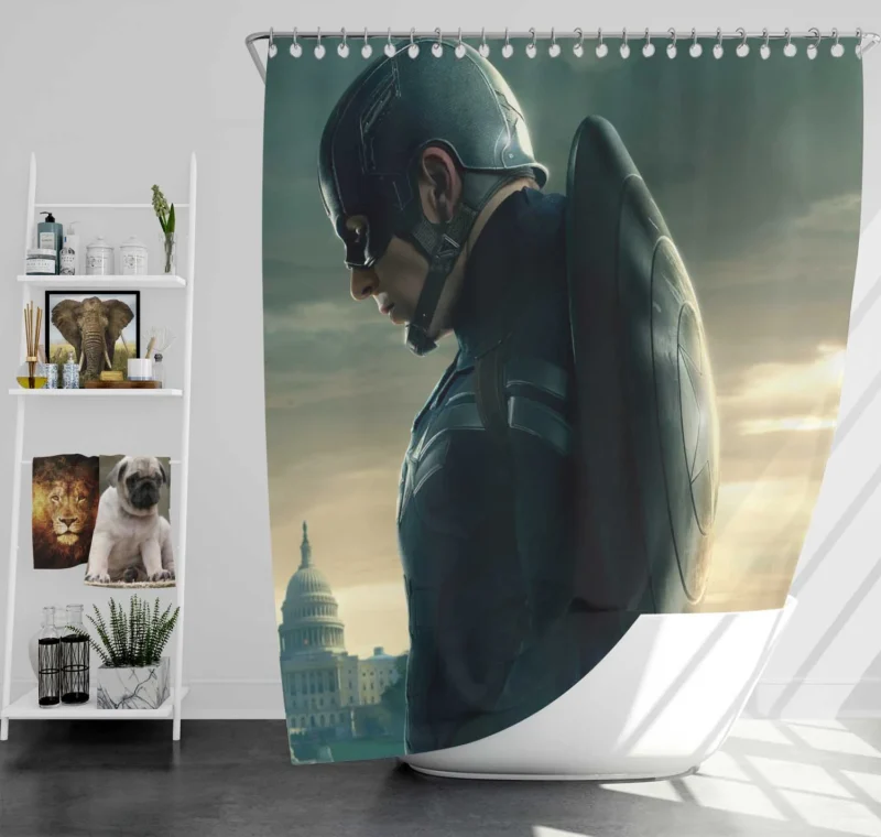 Captain America: The Winter Soldier - Chris Evans Shower Curtain