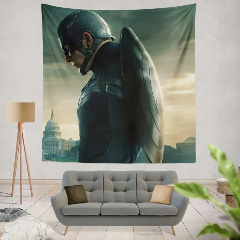 Captain America: The Winter Soldier - Chris Evans  Wall Tapestry