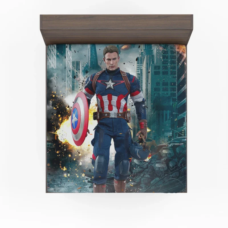 Captain America in The Avengers: Collectible Hot Toys Fitted Sheet