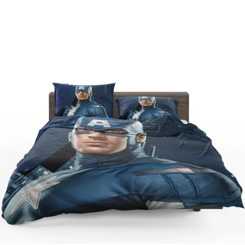 Captain America in The Avengers Movie Bedding Set