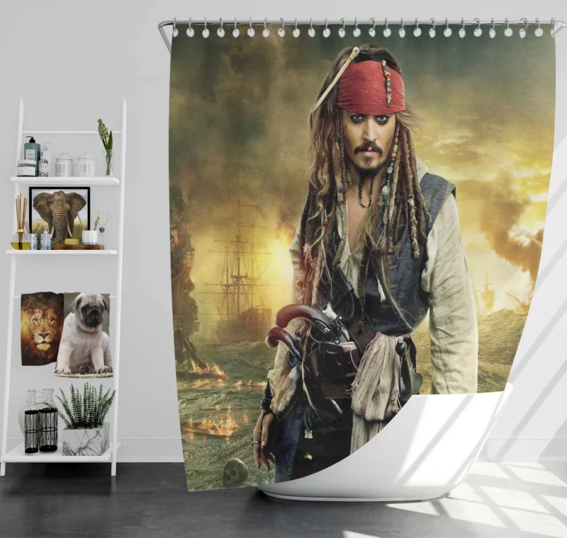 Captain Jack Sparrow: The Pirate Legend Shower Curtain