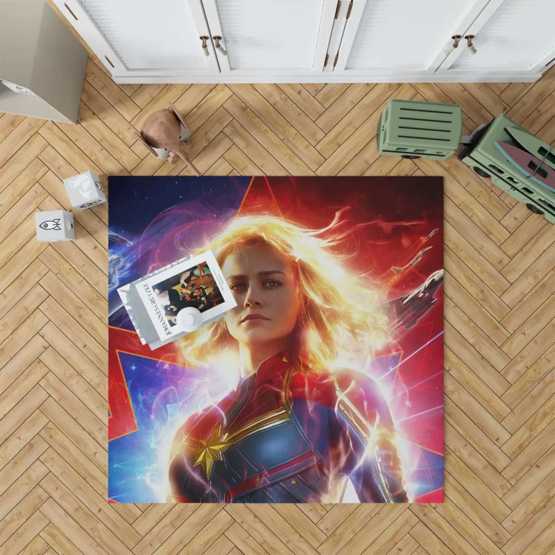 Captain Marvel: Brie Larson Marvel Adventure Floor Rug