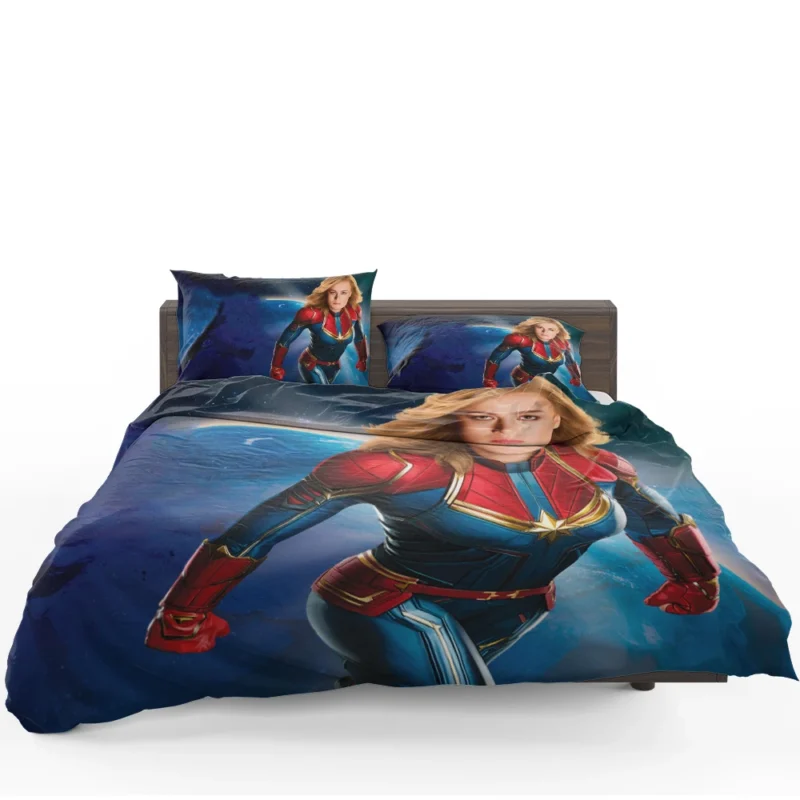 Captain Marvel: Brie Larson Marvel Superhero Bedding Set