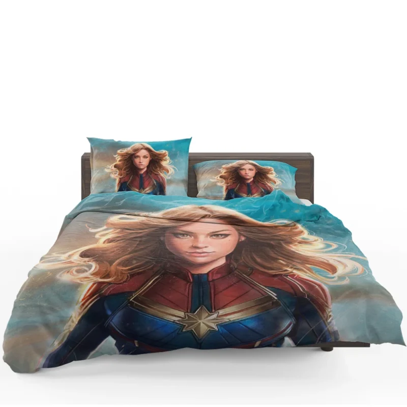 Captain Marvel: Carol Danvers Blonde Avenger Bedding Set