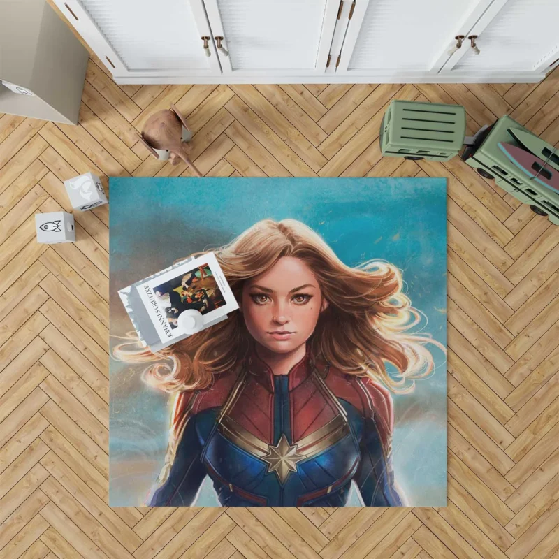 Captain Marvel: Carol Danvers Blonde Avenger Floor Rug