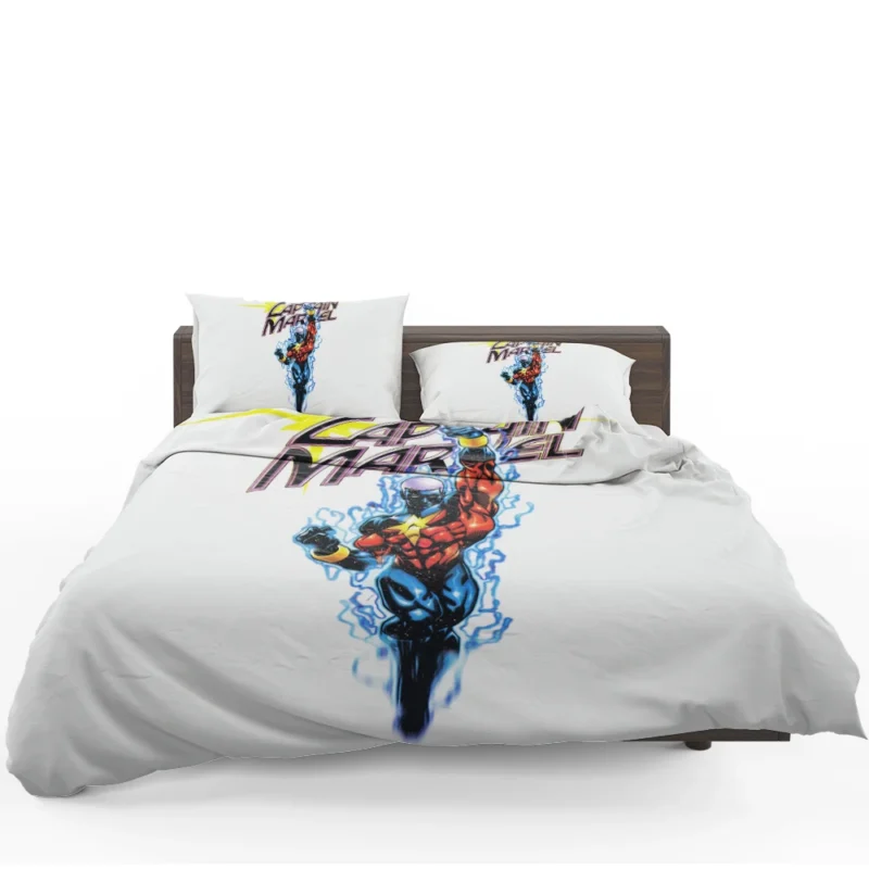Captain Marvel HD Wallpaper: Marvel Heroine Bedding Set