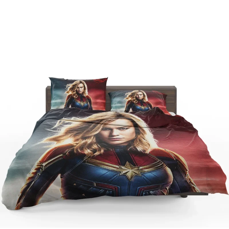 Captain Marvel Movie: Brie Larson Superheroic Tale Bedding Set