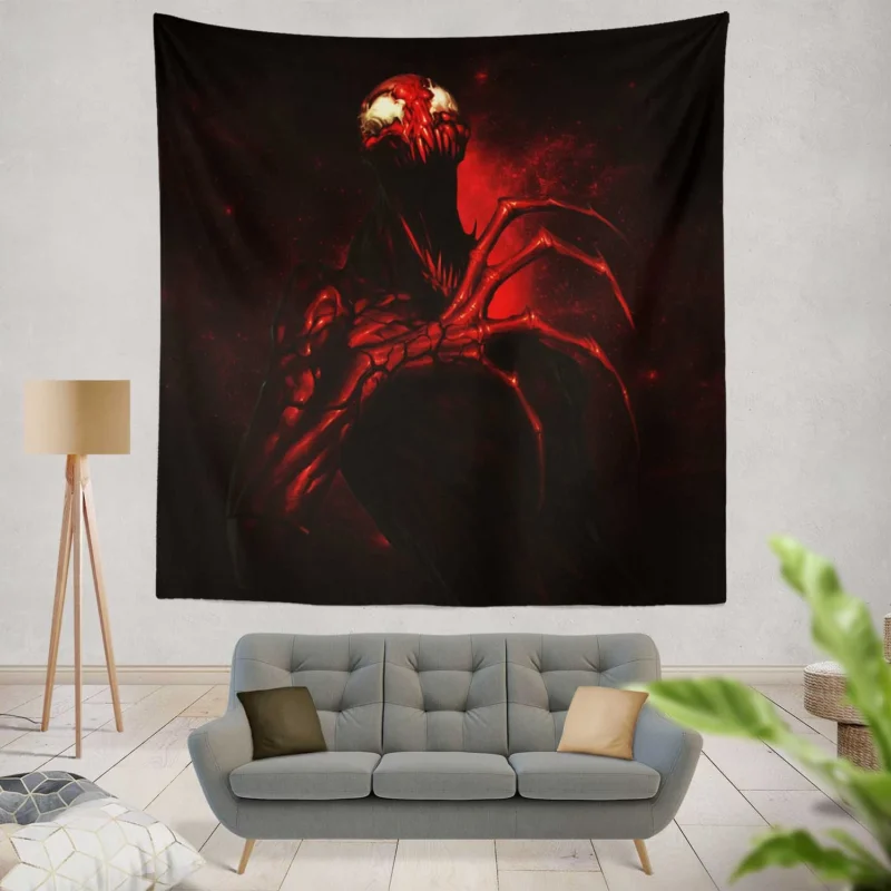 Carnage Comics: Chaotic Symbiote Wallpaper  Wall Tapestry