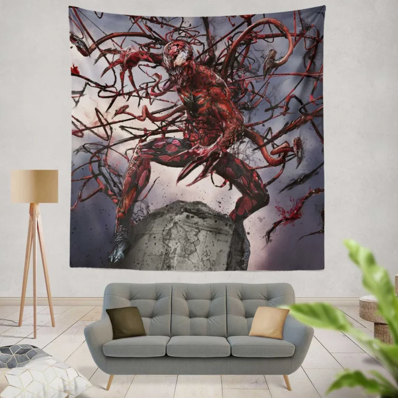 Carnage Comics: Marvel Chaotic Symbiote  Wall Tapestry