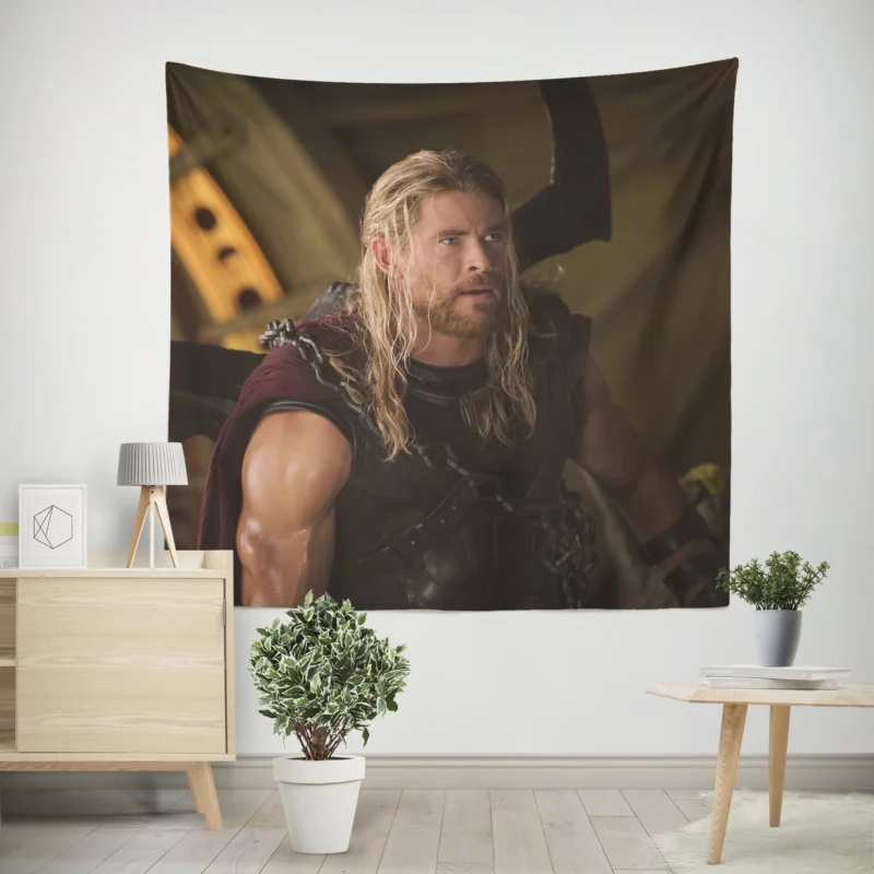 Chris Hemsworth: The Mighty Thor  Wall Tapestry