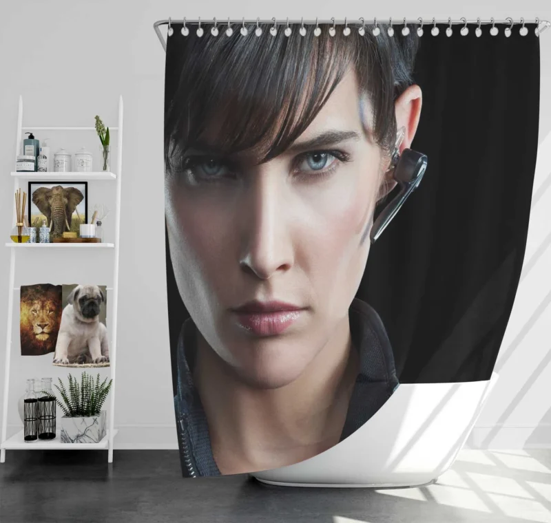 Cobie Smulders as Maria Hill in The Avengers Shower Curtain
