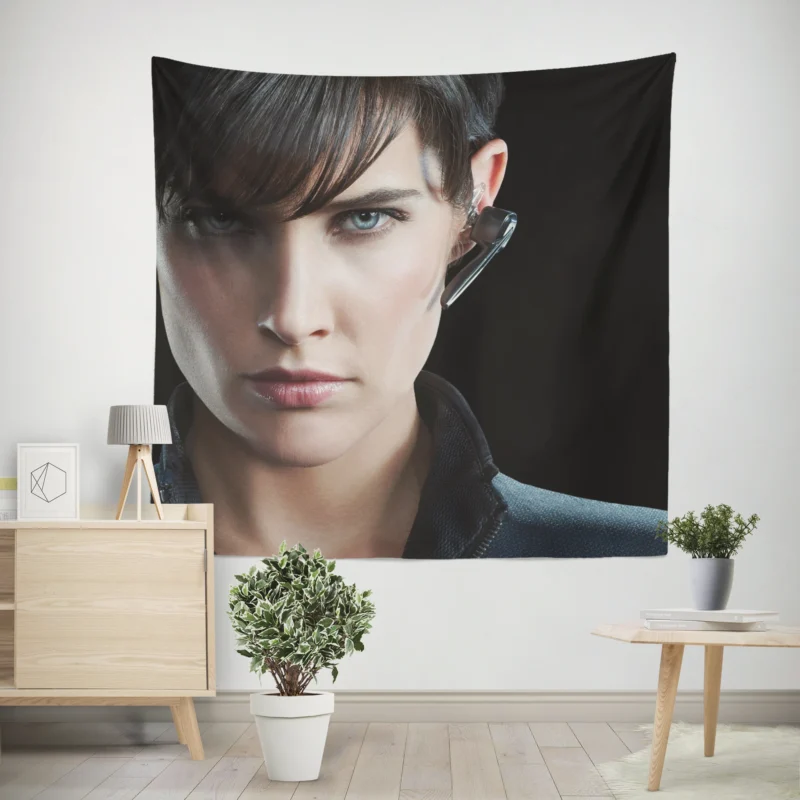Cobie Smulders as Maria Hill in The Avengers  Wall Tapestry
