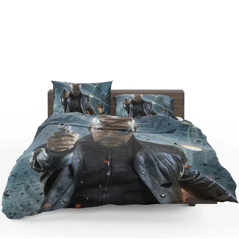 Cobie Smulders as Nick Fury in The Avengers Bedding Set
