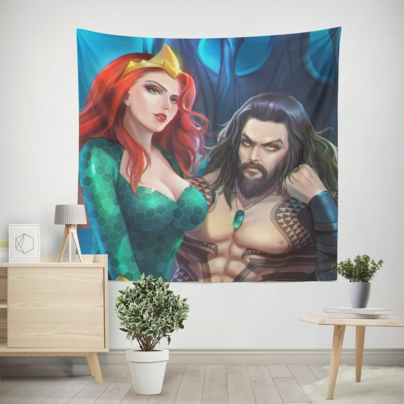 Comics Aquaman: Uncover the Depths  Wall Tapestry