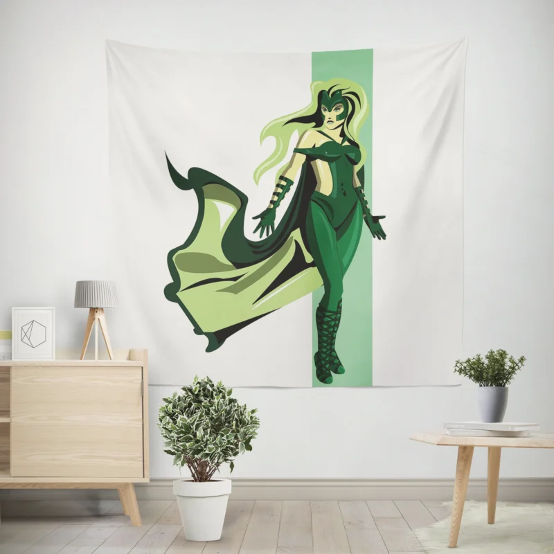 Comics Unleash Polaris: The Green-Haired Mutant  Wall Tapestry