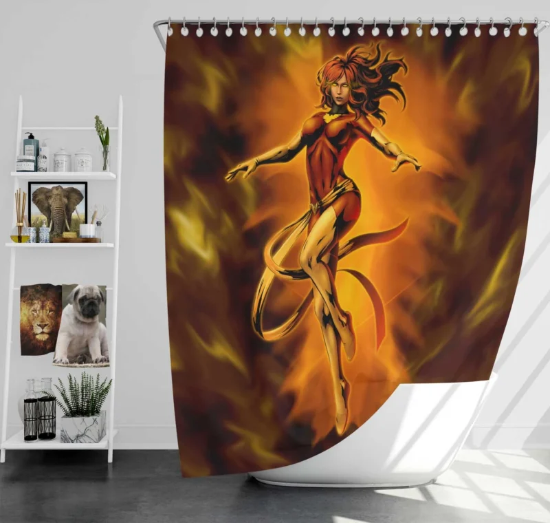 Cosplay Spotlight: Jean Grey Shower Curtain