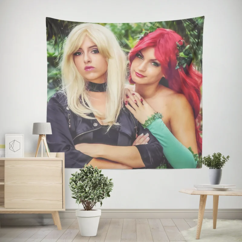 Cosplay Wallpaper: Black Canary and Poison Ivy  Wall Tapestry