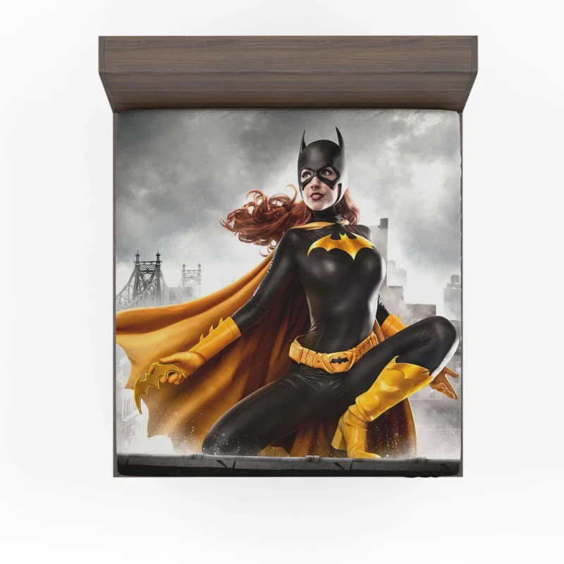 Cosplay as Batgirl: Embrace DC Comics Heroine Spirit Fitted Sheet