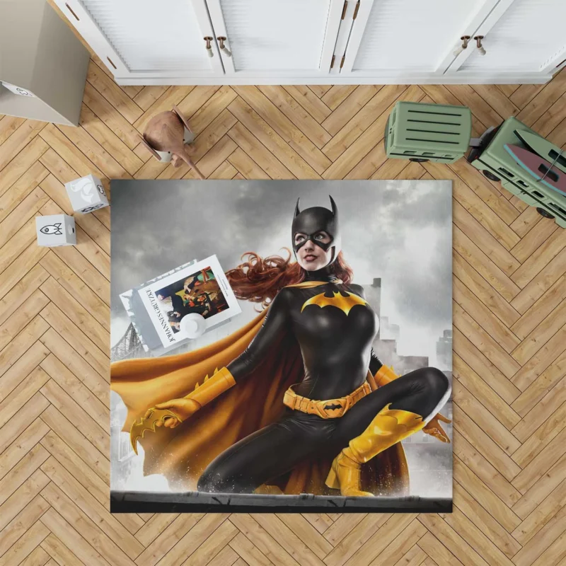Cosplay as Batgirl: Embrace DC Comics Heroine Spirit Floor Rug